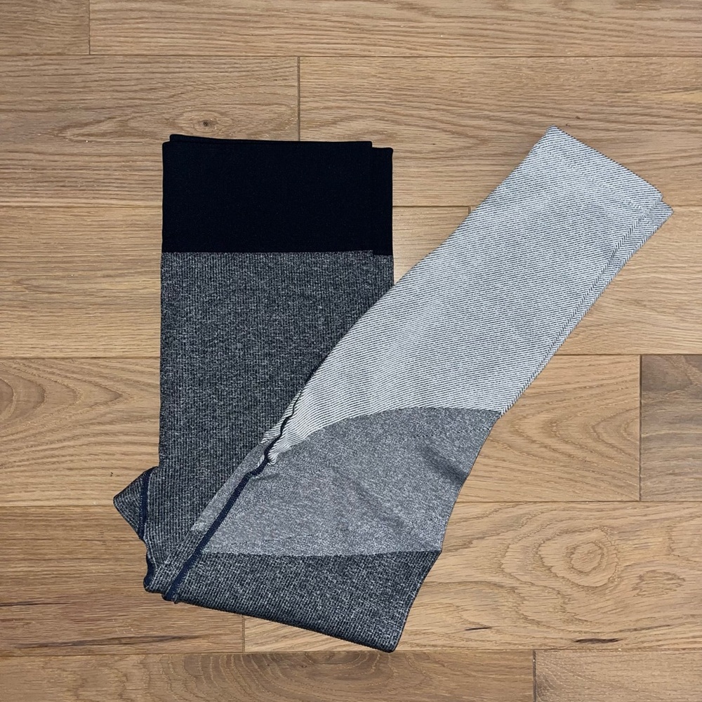 Aerie Blue High Waisted Ribbed Leggings